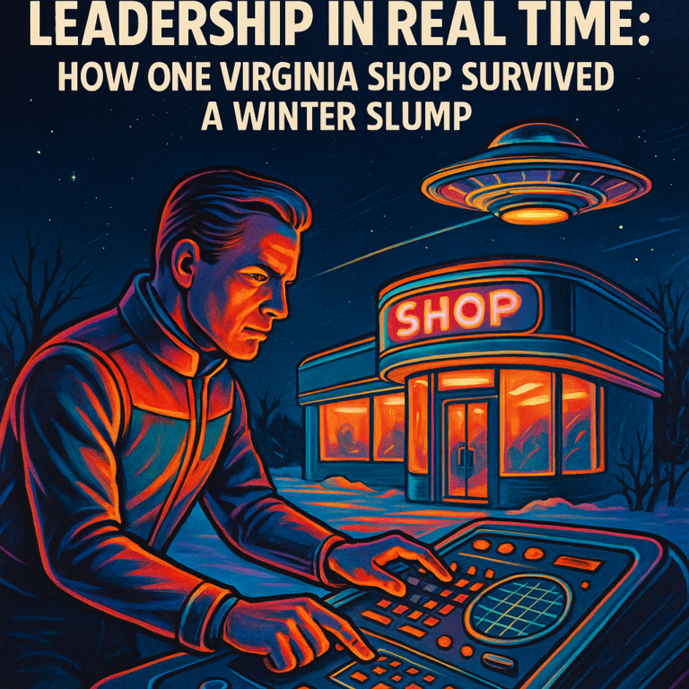 Small business leadership in real time: how one Virginia shop survived a winter slump