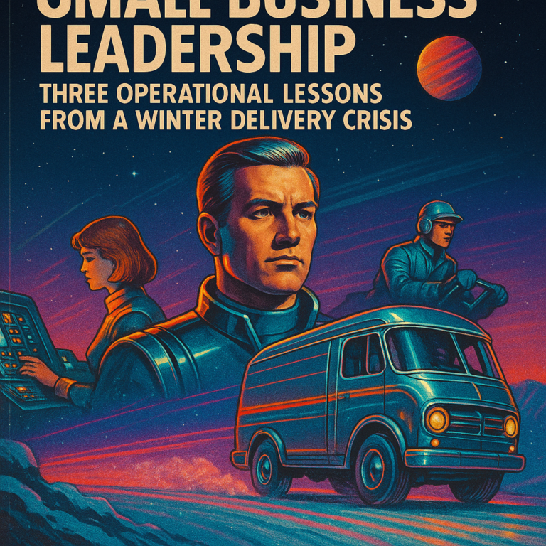 Small business leadership: three operational lessons from a winter delivery crisis