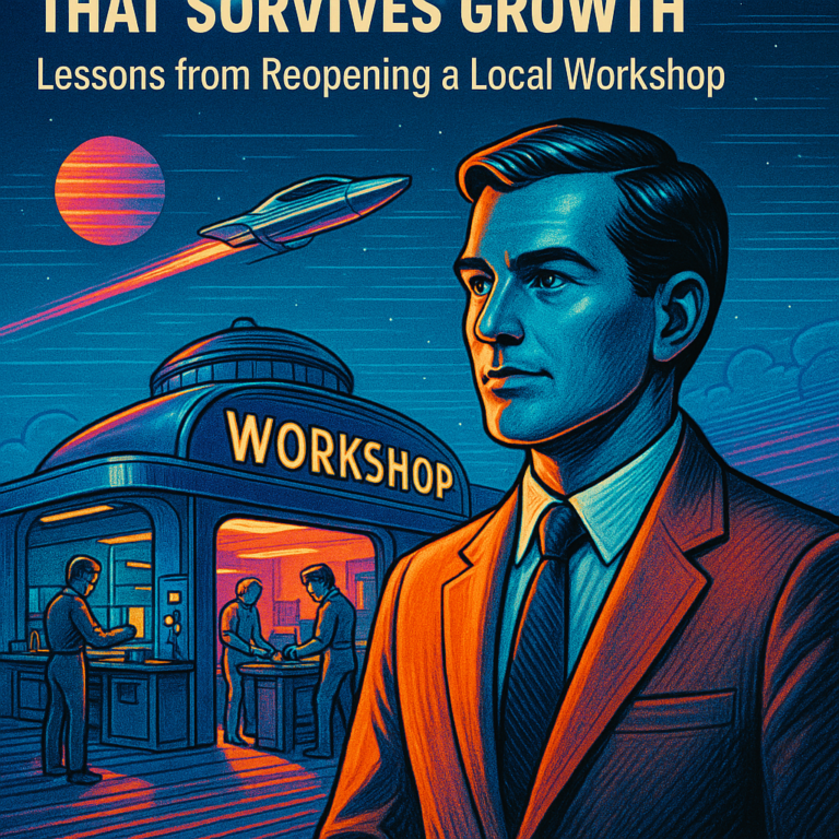 Small Business Leadership That Survives Growth: Lessons from Reopening a Local Workshop
