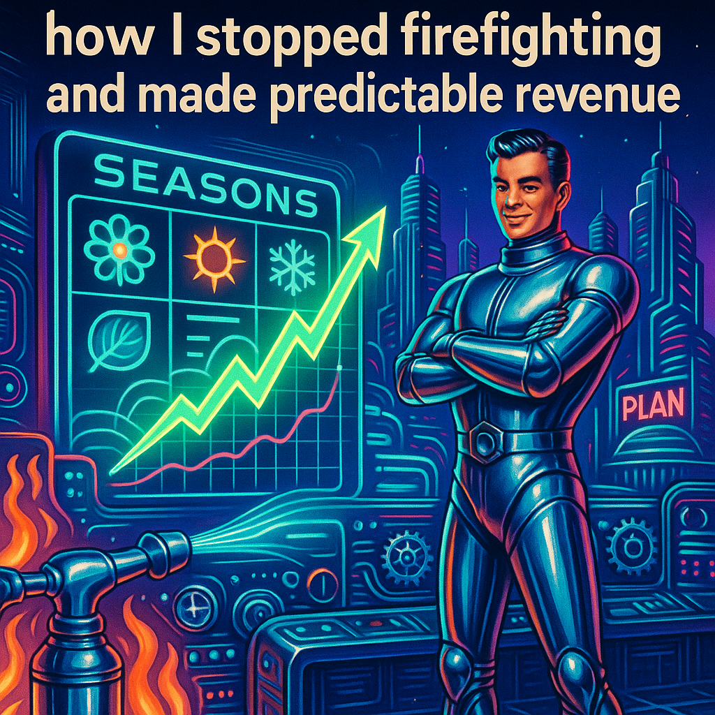 Seasonal planning for small business: how I stopped firefighting and made predictable revenue