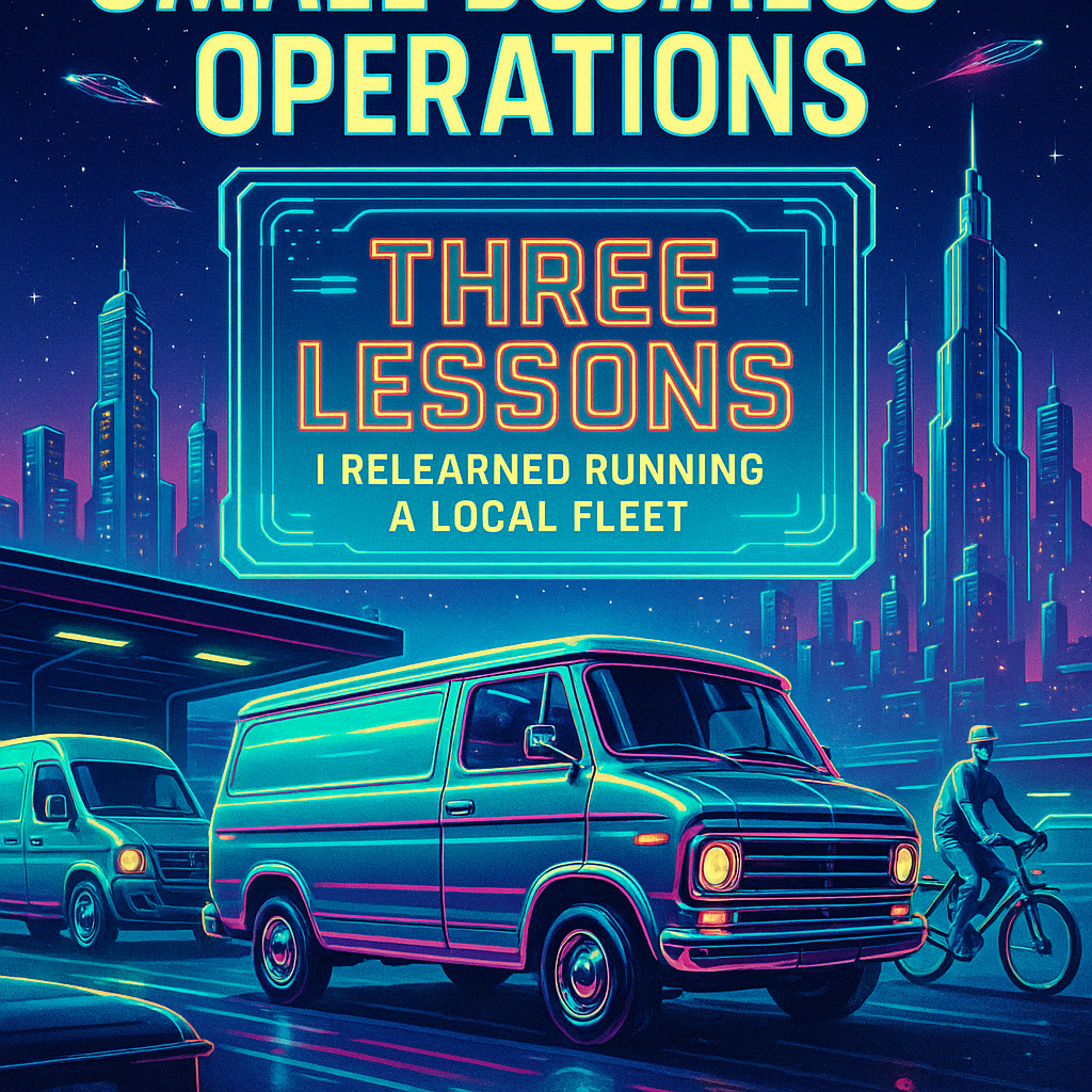 Small Business Operations: Three Lessons I Relearned Running a Local Fleet