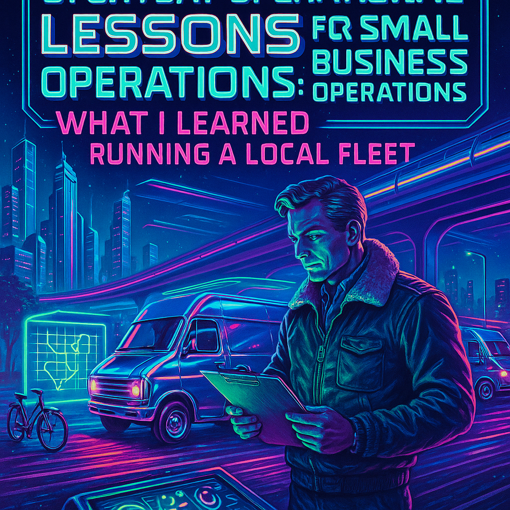 Everyday Operational Lessons for Small Business Operations: What I Learned Running a Local Fleet