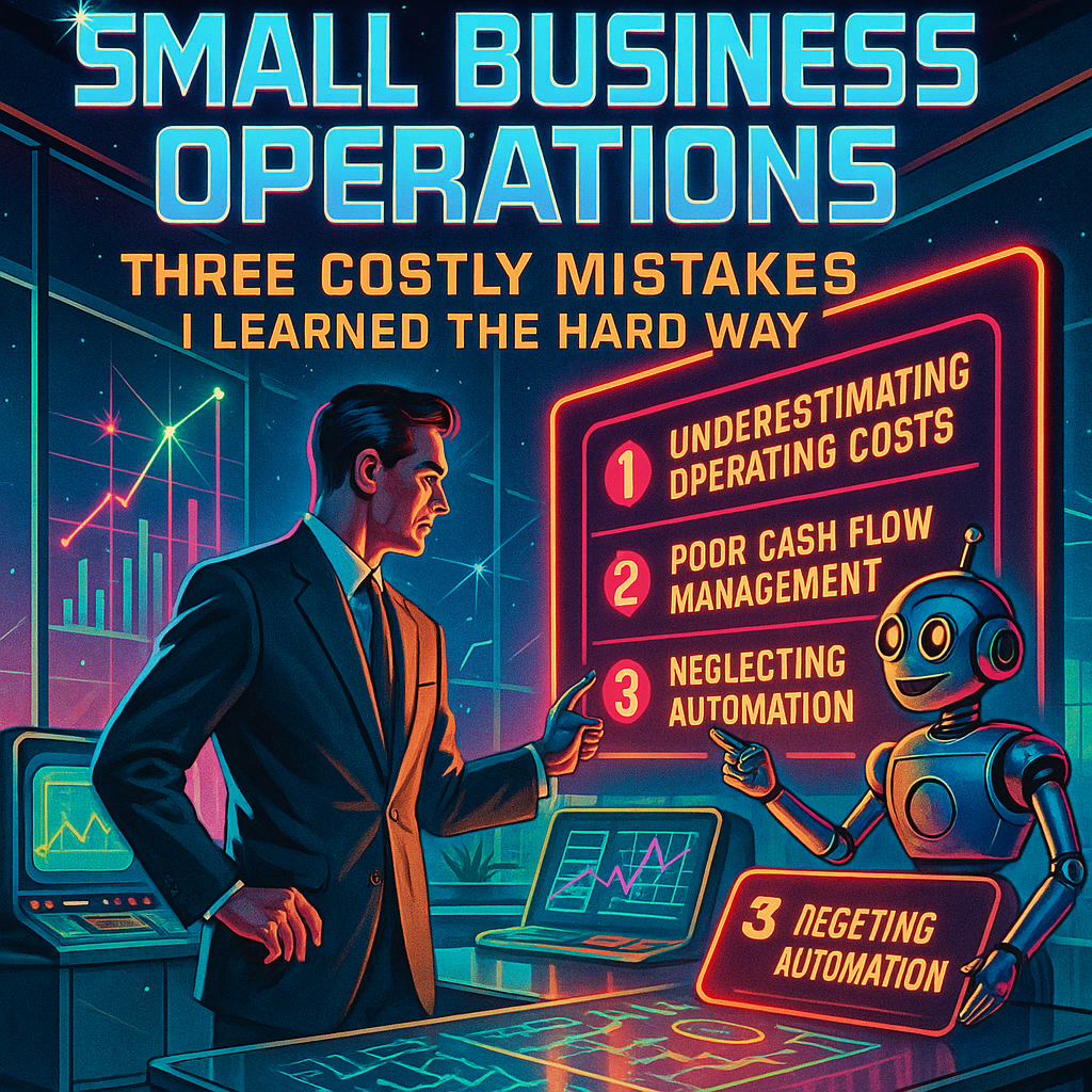 Small business operations: three costly mistakes I learned the hard way