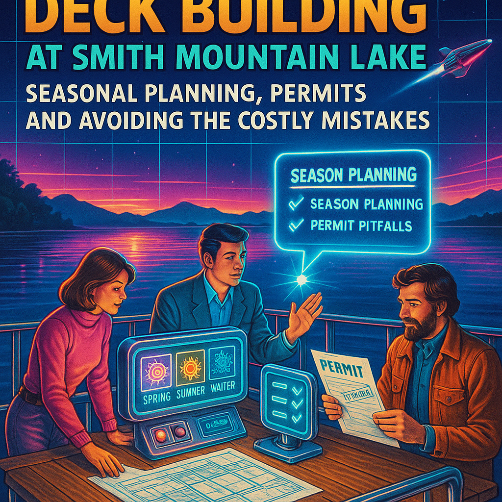 Deck Building at Smith Mountain Lake: seasonal planning, permits and avoiding the costly mistakes