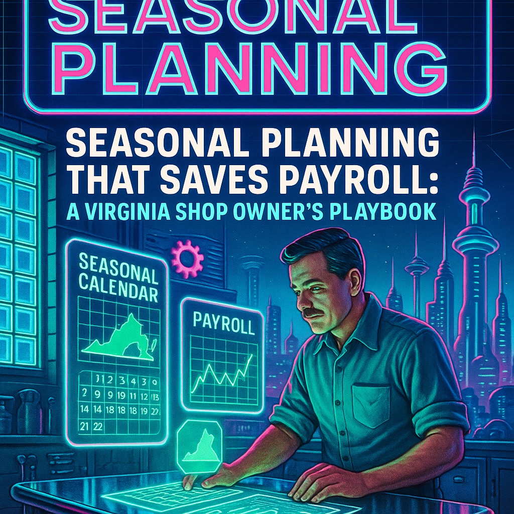 Seasonal planning that saves payroll: a Virginia shop owner’s playbook