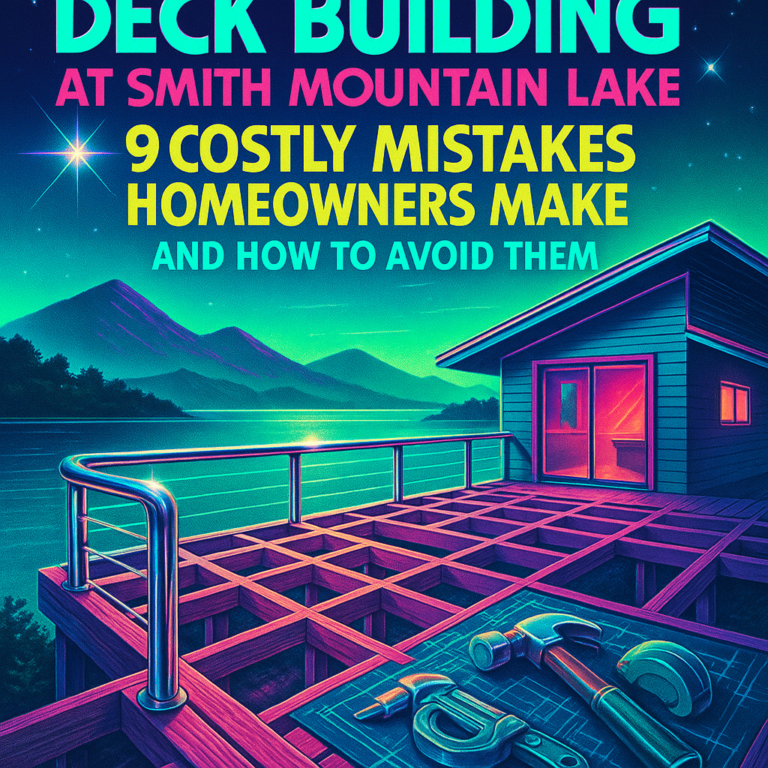 Deck Building at Smith Mountain Lake: 9 Costly Mistakes Homeowners Make and How to Avoid Them