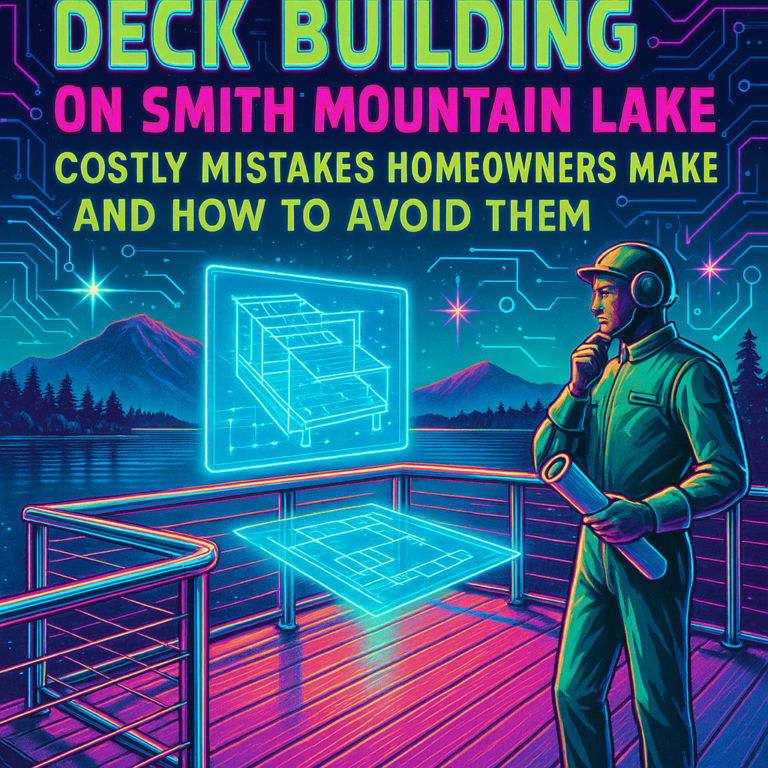 Deck building on Smith Mountain Lake: costly mistakes homeowners make and how to avoid them