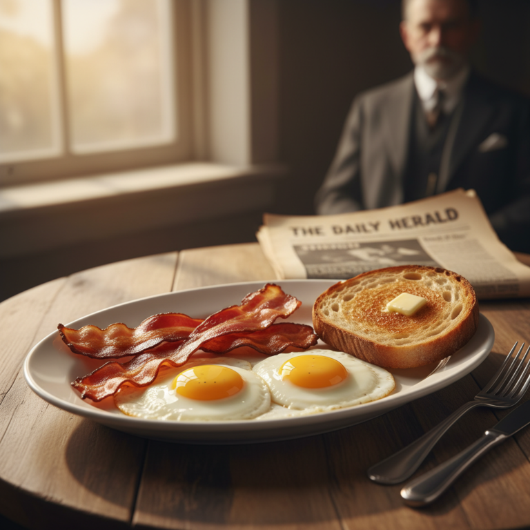 How Bacon and Eggs Became an American Breakfast Staple