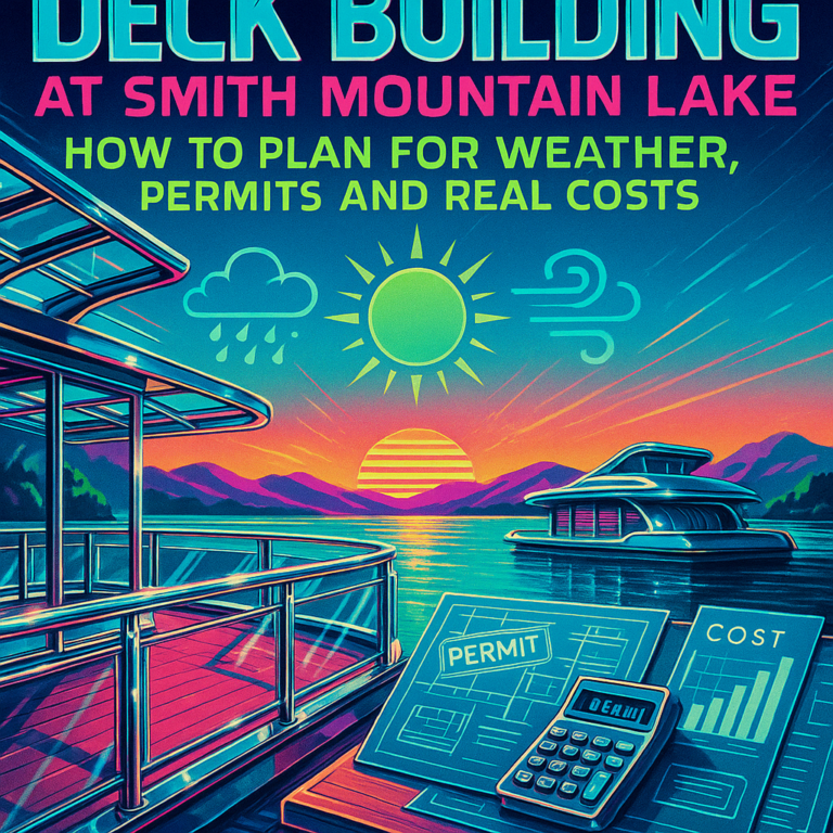Deck Building at Smith Mountain Lake: How to Plan for Weather, Permits and Real Costs