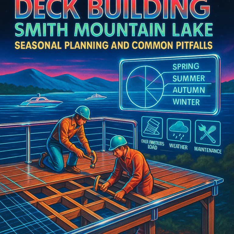 Deck building Smith Mountain Lake: seasonal planning and common pitfalls