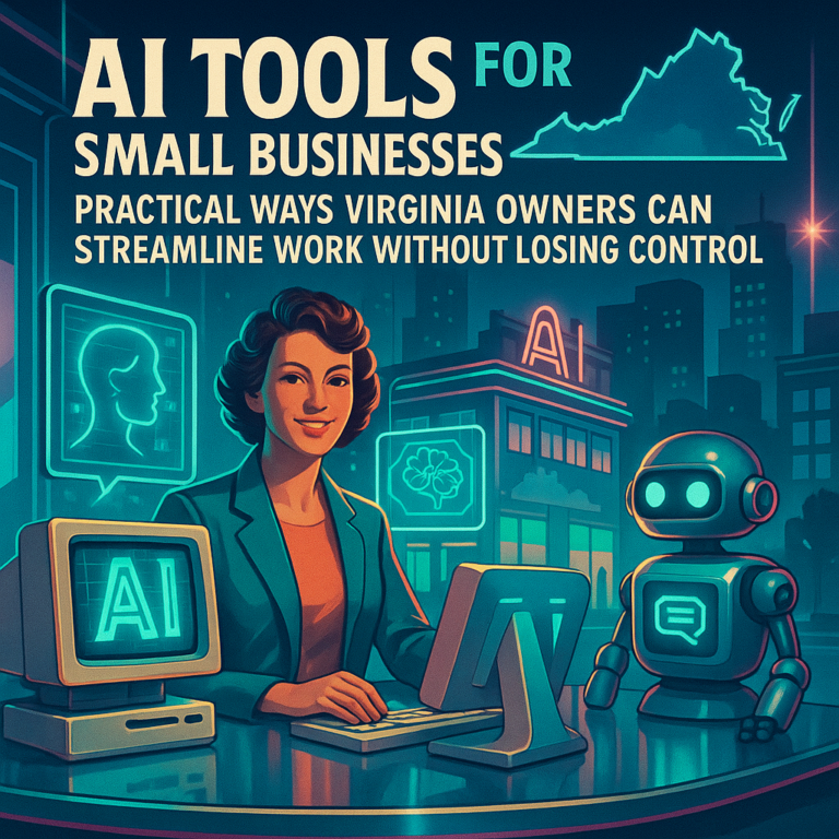 AI Tools for Small Businesses: Practical Ways Virginia Owners Can Streamline Work Without Losing Control