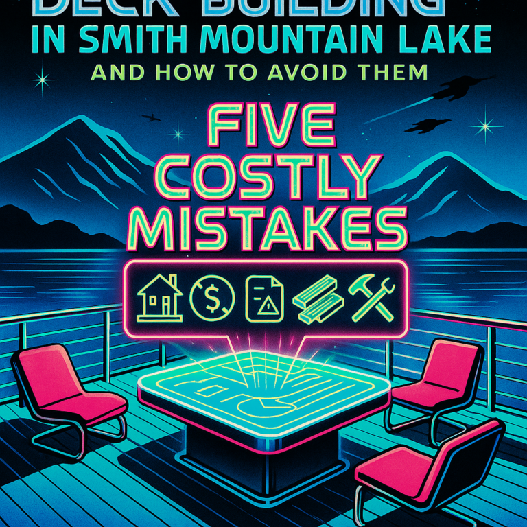 Deck Building in Smith Mountain Lake: Five Costly Mistakes and How to Avoid Them
