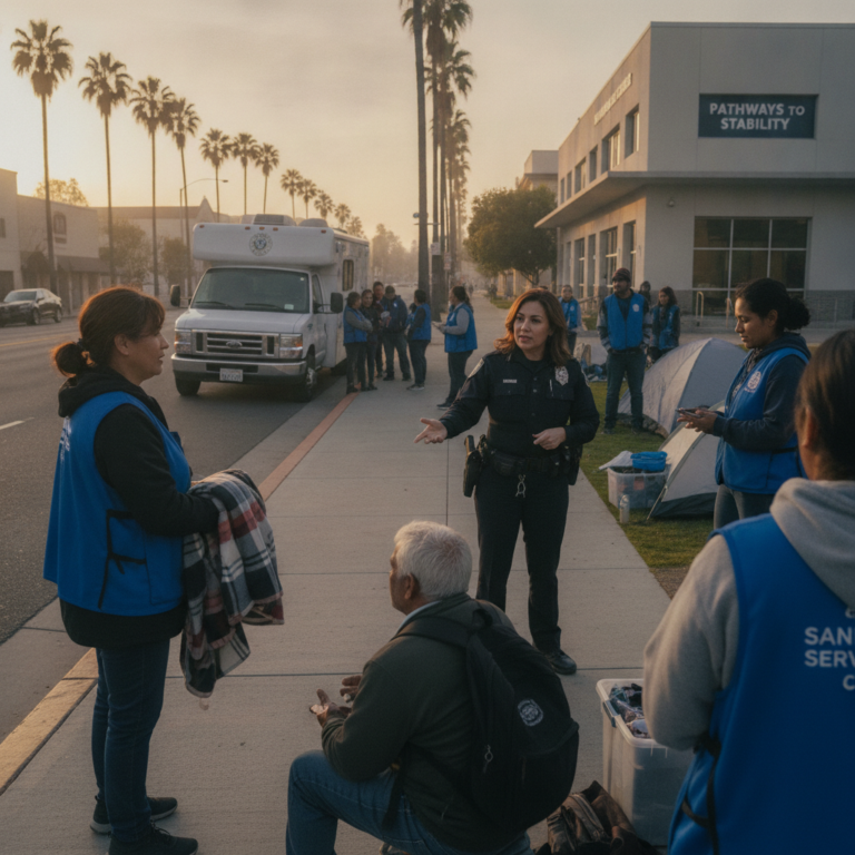 Santa Ana’s Services-First, Accountability-Second Strategy Shows Measurable Progress on Street Homelessness