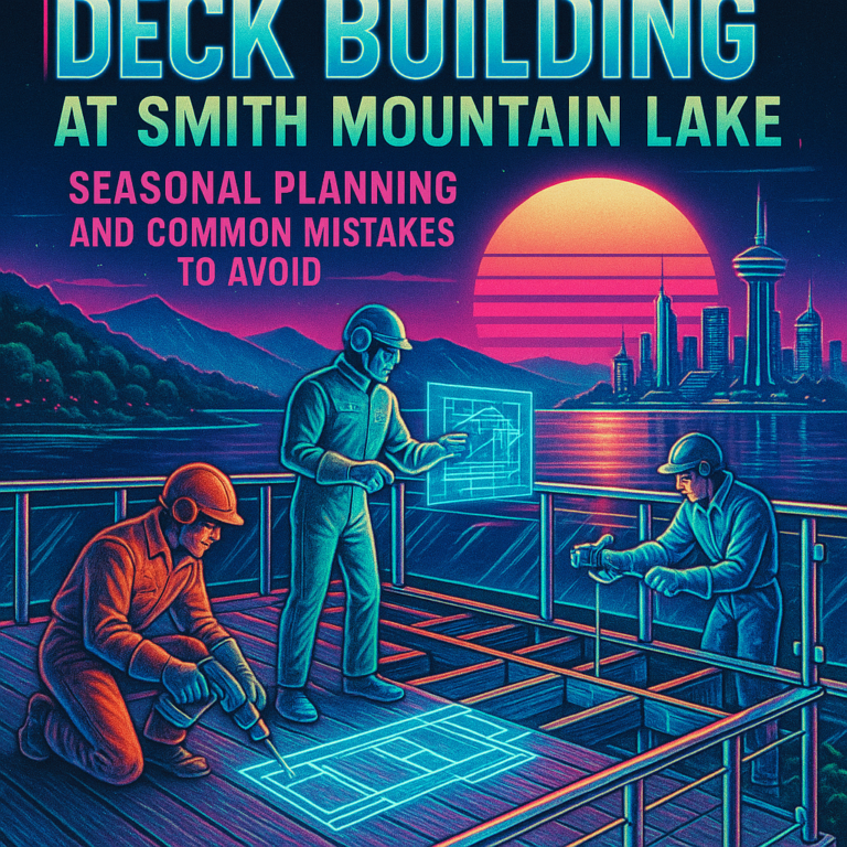 Deck Building at Smith Mountain Lake: Seasonal Planning and Common Mistakes to Avoid