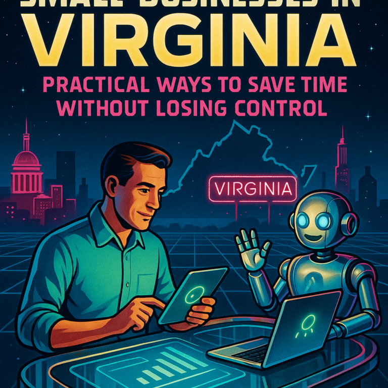AI Tools for Small Businesses in Virginia: Practical Ways to Save Time Without Losing Control